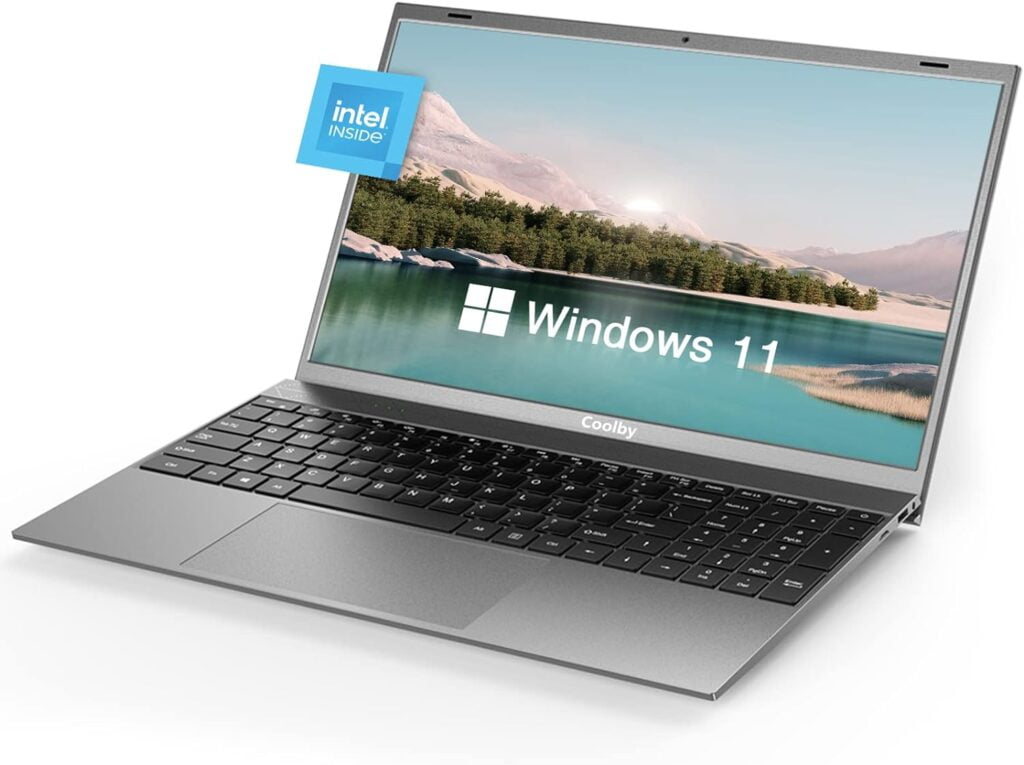 2023 Windows 11 Laptop, 15.6 inch 1920x1080 IPS Display, Coolby 12GB DDR4 RAM / 512GB SSD Laptop Computers, Intel N4120 Quad-Core Processor Notebook PC, Support 2.4G/5G Hz WiFi, BT, Full Size Keyboard