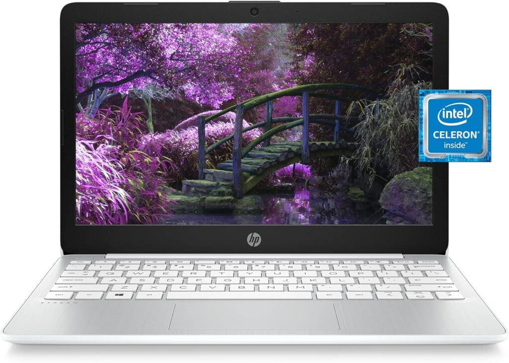 HP Stream 11 Laptop, Intel Celeron N4020, 4 GB RAM, 64 GB Storage, 11.6” HD Anti-Glare Display, Windows 11, Long Battery Life, Thin Portable, Includes Microsoft 365 (11-ak0040nr, 2021 Diamond White)